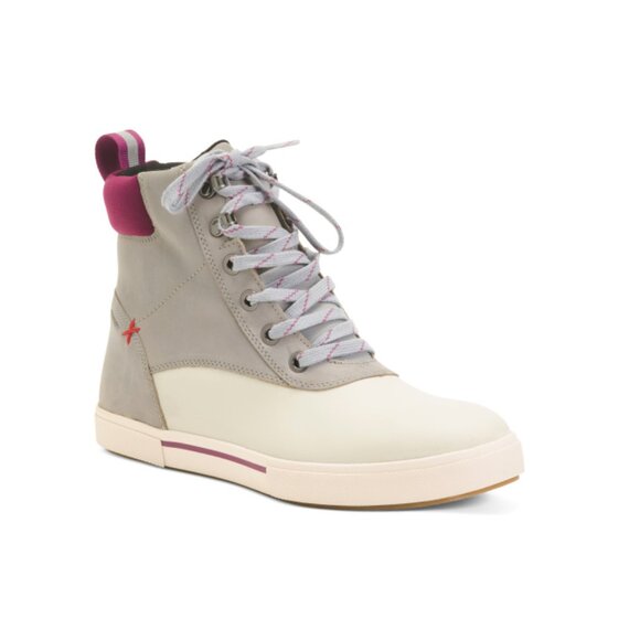 XTRATUF Multi Waterproof Leather Lace Ankle Deck Boots - Picture 1 of 2